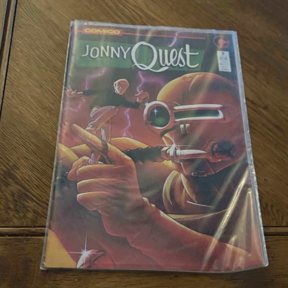 Jonny Quest Comico Comic with Striking Cover Art September 1987